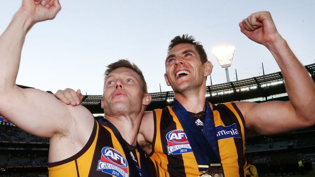 Starsky and Hutch: Sam Mitchell and Luke Hodge have sharp football brains and the ability to execute under pressure.
