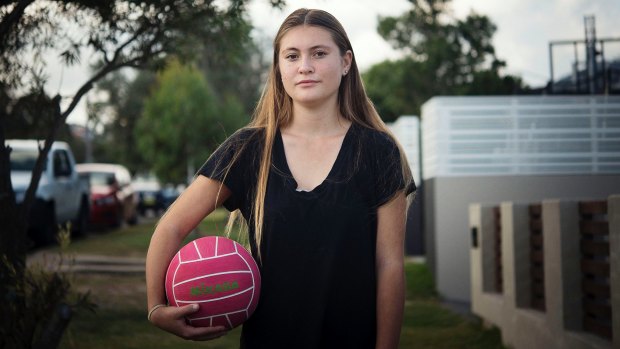 Nellie Joseph, 14, is a sports star but fears she will fail to meet the Naplan requirements for an HSC. 