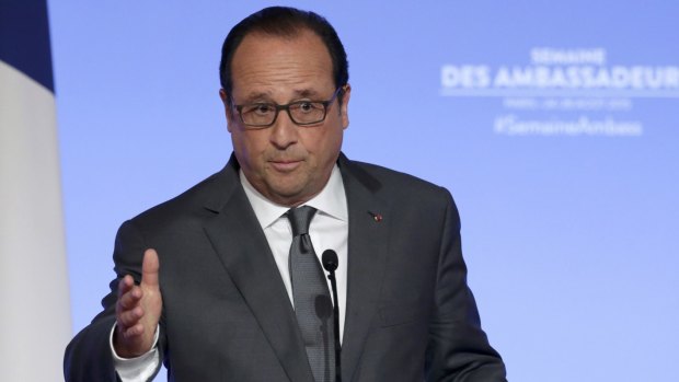 "All the players need to be part of the solution": French President Francois Hollande.