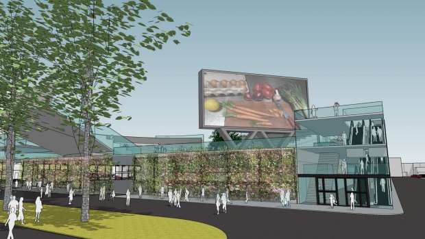 A proposed redesign of the Queen Victoria Market by architect John McNabb.