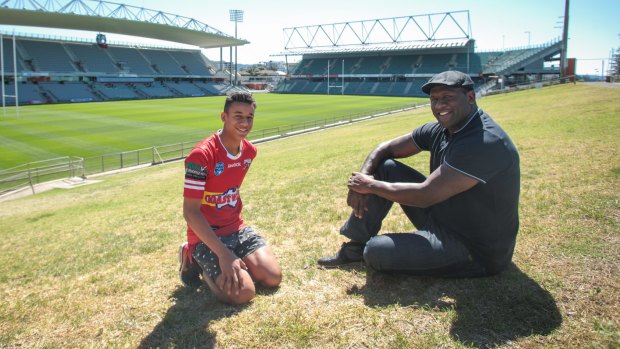 Bound by blood: Tristan Sailor, son of dual international Wendell, has pledged his allegiance to Queensland on the new father-son rule for Origin. 