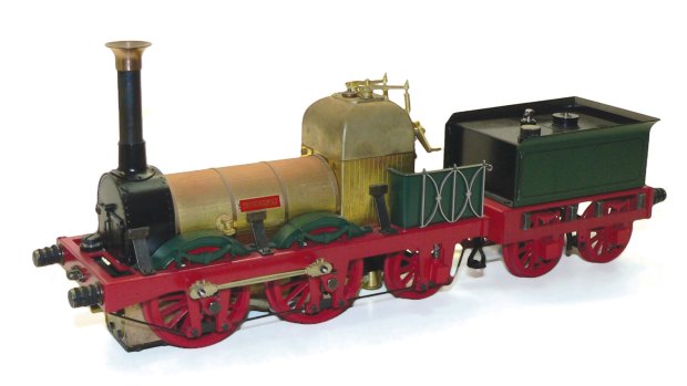 1:30 scale brass replica of the Titfield Thunderbolt.