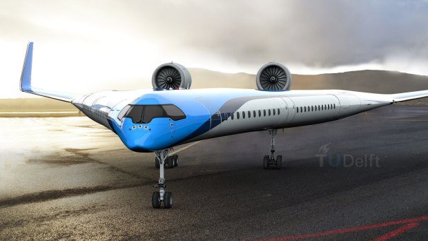 The design aims to improve aerodynamics and reduce weight, with a resulting 20 per cent reduction in fuel consumption compared to today's most efficient aircraft.
