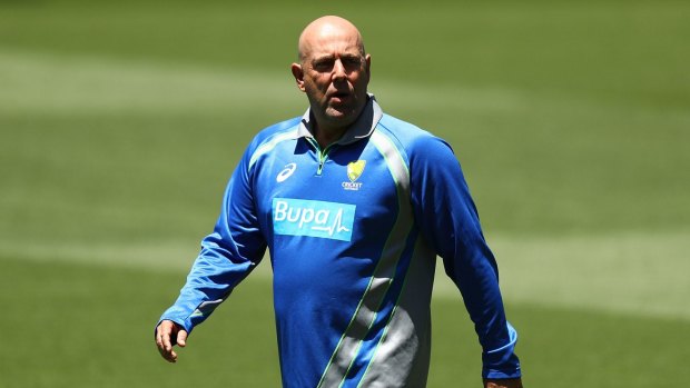 Not impressed with criticism: Darren Lehmann didn't hide his feelings following Australia's win over South Africa in Adelaide.