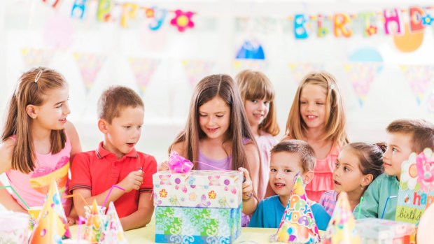 Shop in bulk for kids' presents - and don't go overboard.