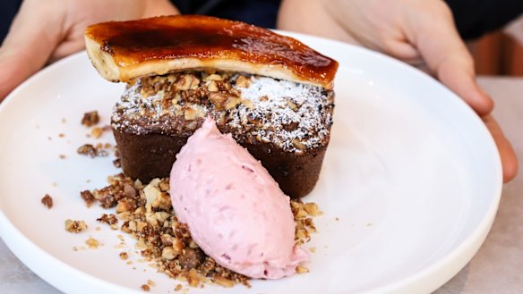 Mini banana loaf at Fat Albert, Albert Park.