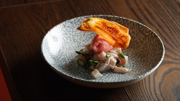 Kingfish ceviche will be on the menu at Esteban.
