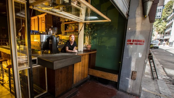 Heather Lakin, co-owner of Meyers Place, Melbourne's first laneway bar.