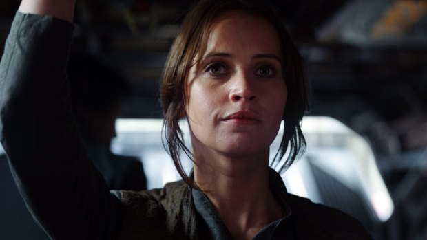 Highest paid star on <i>Rogue One</i> 'by far': Felicity Jones as Jyn Erso.