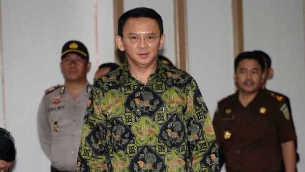 Former Jakarta governor Basuki ''Ahok'' Tjahaja Purnama. 