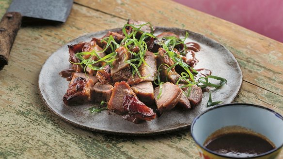 Sweet and savoury: Char siu (barbecue pork).