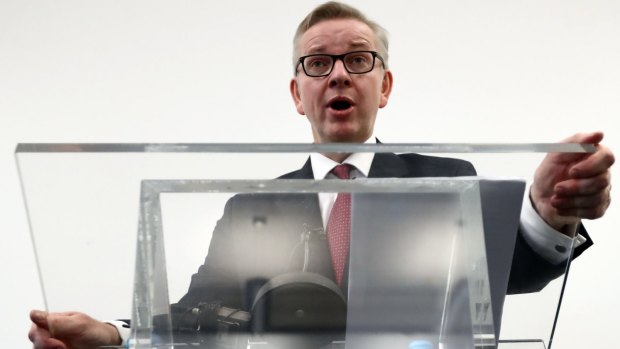 Justice Secretary Michael Gove: recriminations over his role in events since the EU referendum.