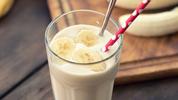 Make yourself a banana smoothie for breakfast. You can add some peanut butter for extra flavour.