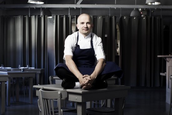 Chef Pasi Petanan at his East Sydney venue in 2013.