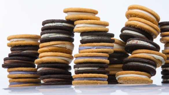 Americans can try stacks of assorted Oreo flavours.