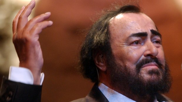 Luciano Pavarotti in 2004.