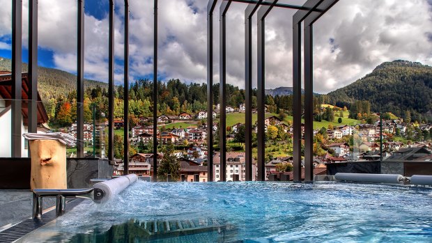 The spa at Gardena Grodnerhof Hotel & Spa is glorious.