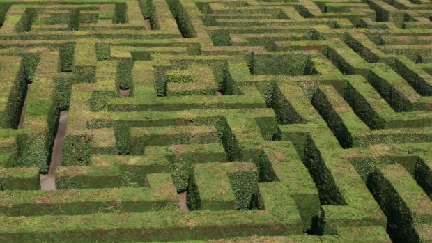 The hedge maze at Traquair House is the largest in Scotland.