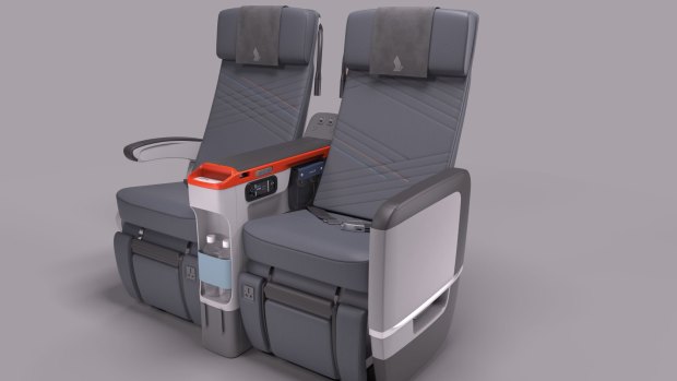 Seats will feature a 38 inch seat pitch and a width of between 18.5 to 19.5 inches, including an 8 inch recline.