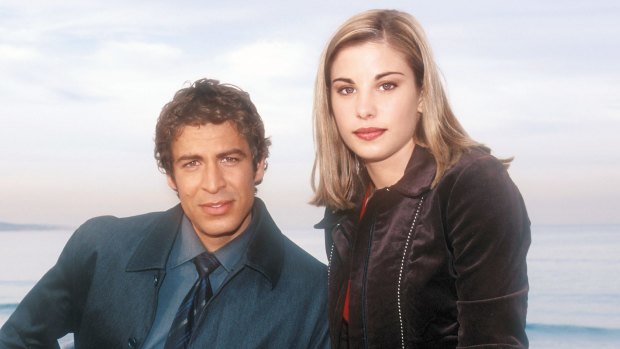 Brooke Satchwell with Don Hany
in <i>White Collar Blue</i>.