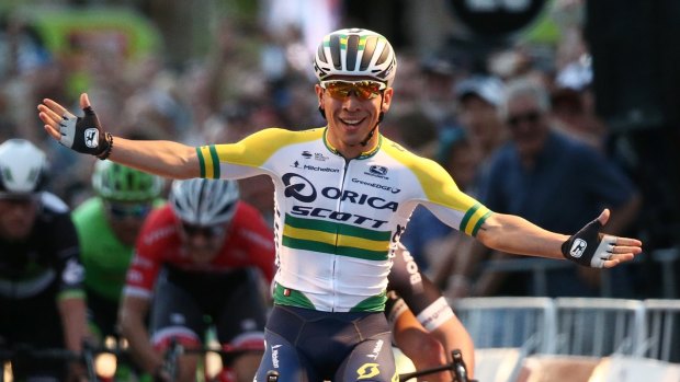 People's choice: Caleb Ewan bests two-time defending world champion Peter Sagan to claim Adelaide victory.
