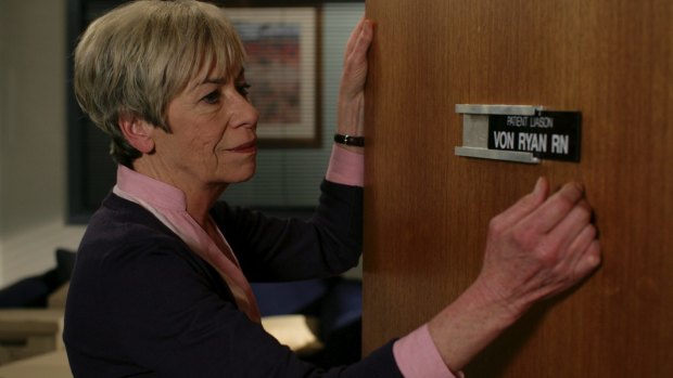 Judith McGrath as Von Ryan in the final episode of All Saints.