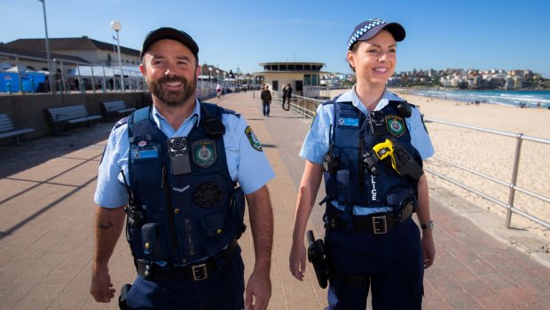 New body camera equipment that will be worn by NSW Police.