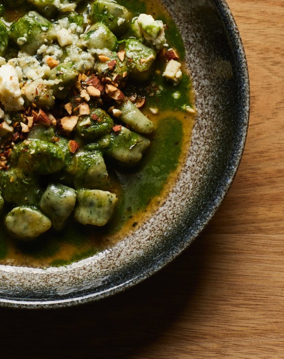 Nettle gnocchi from Osteria Ilaria, Melbourne.