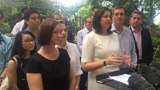 Queensland Premier Annastacia Palaszczuk has urged the LNP opposition to support her lockout laws when they come before parliament this week.