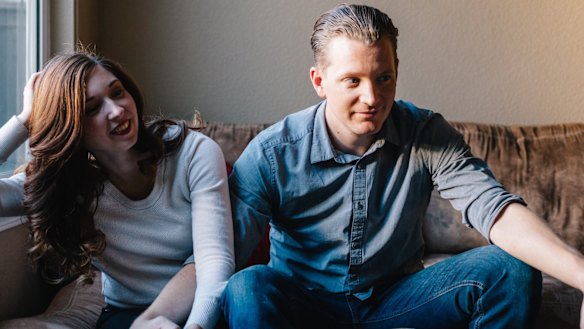 Gemma Hartley and her husband Rob: "I know compared to many women, I have it easy."