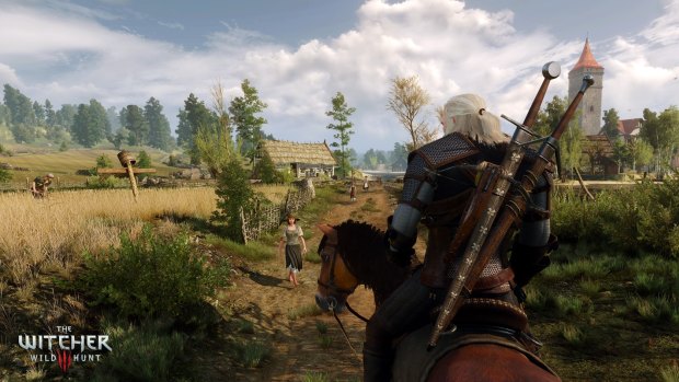 <i>The Witcher III</i> features wide-open worlds and free exploration ...