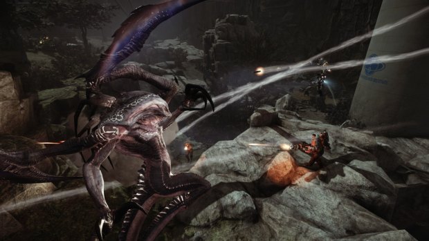 The sinister Wraith, the most recently revealed monster in <i>Evolve</i>.