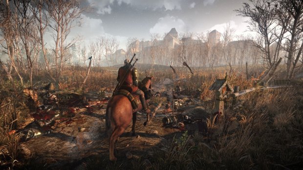 <i>The Witcher III: Wild Hunt</i> takes fantasy RPG action into a grim open world.