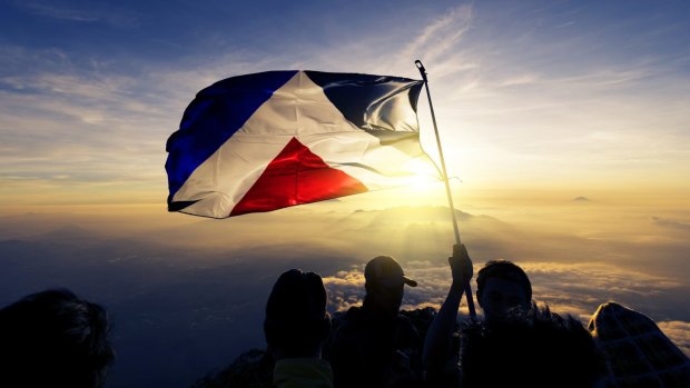 The Red Peak, the popular choice for the new Kiwi flag. 