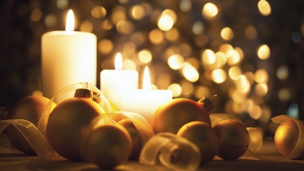 Candles at Christmas are symbols of hope.