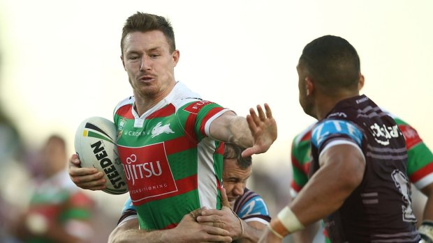 Back in: Damien Cook will return to the Rabbitohs side for their clash with the Sharks.
