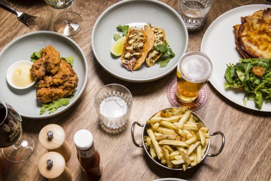 New dishes available for diners at the Oxford Scholar in Swanston street, Melbourne.