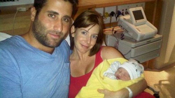 Ms Faulkner and Mr Elamine in happier times.