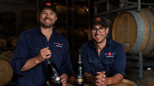 Printhie Wines co-owners and brothers Ed (left) and Dave Swift. 