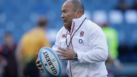 Taking aim: Eddie Jones.