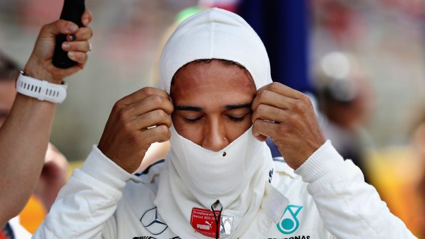 In the zone: Lewis Hamilton storms to 55th F1 victory in a spectacle of a race.