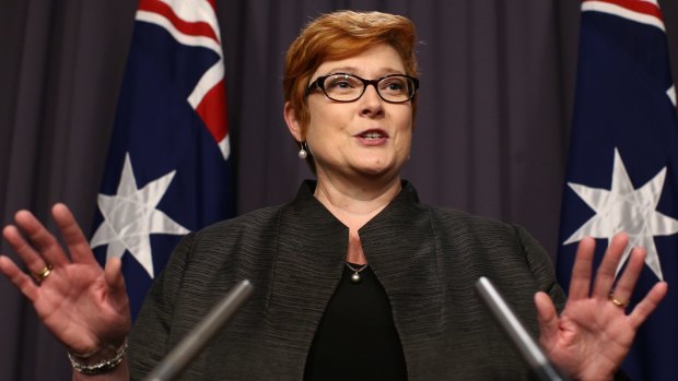 Australian Defence Minister senator Marise Payne.