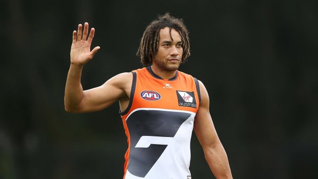 Giants debut: Tendai Mzungu was not wanted at the Dockers.