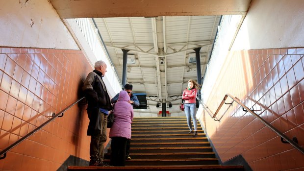 Richmond railway station staircase.