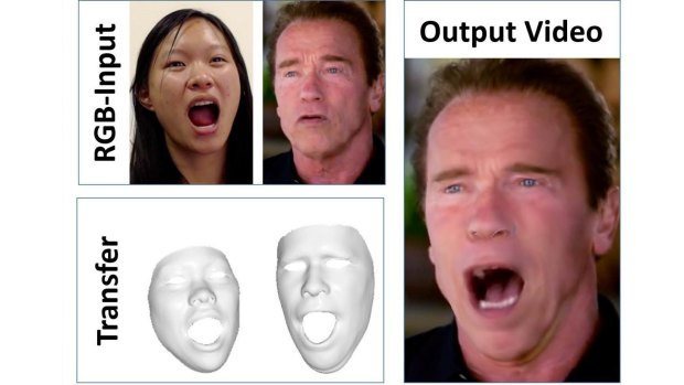 The software reads both facial structures simultaneously.