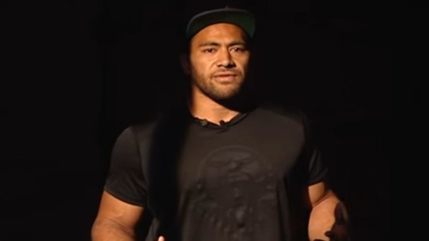 Opening up: Suaia Matagi plays it straight on the stage.