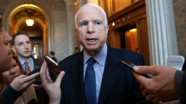 Republican Senator John McCain is expected to meet Prime Minister Malcolm Turnbull in Canberra.