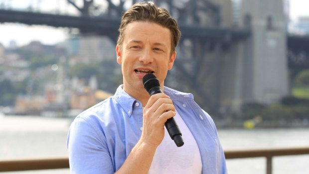 Jamie Oliver, pictured during a 2015 visit to Sydney, has angered paella purists.