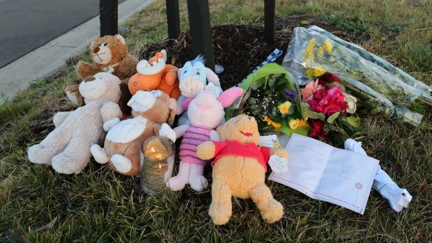 Tributes to the children killed in a crash at Wyndham Vale.