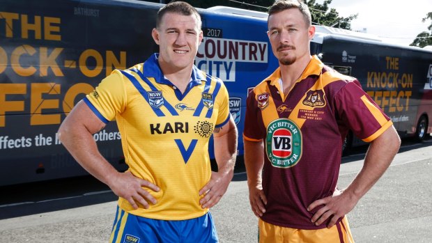 City's Paul Gallen and Country's Damien Cook are ready for the final match between the sides.